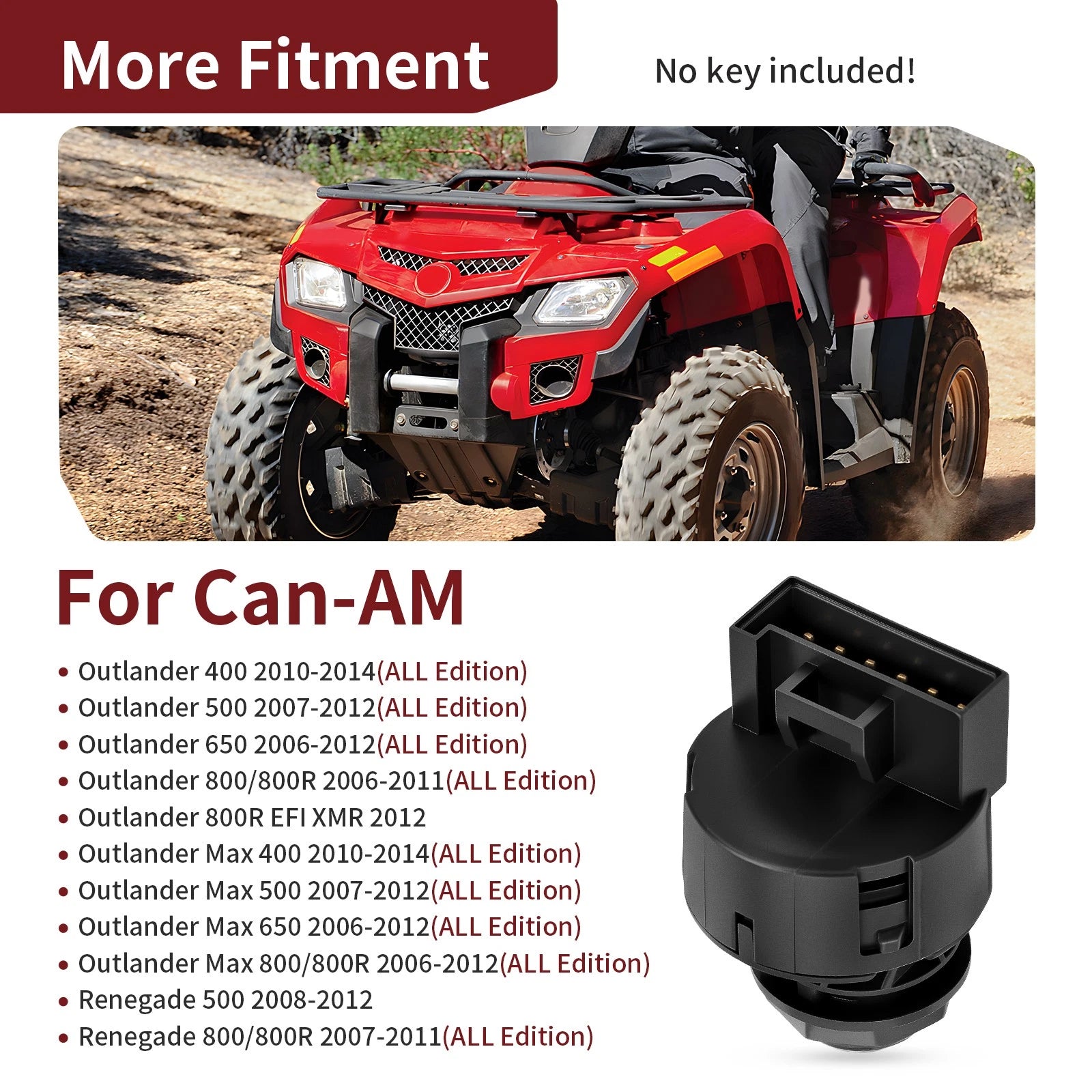 Ignition Switch for Can-Am Renegade 500/800 (2007-2012)