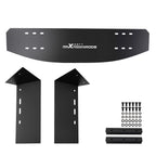 Aluminum Intercooler Air Guide Deflector 600x300mm w/ Hardware Kit