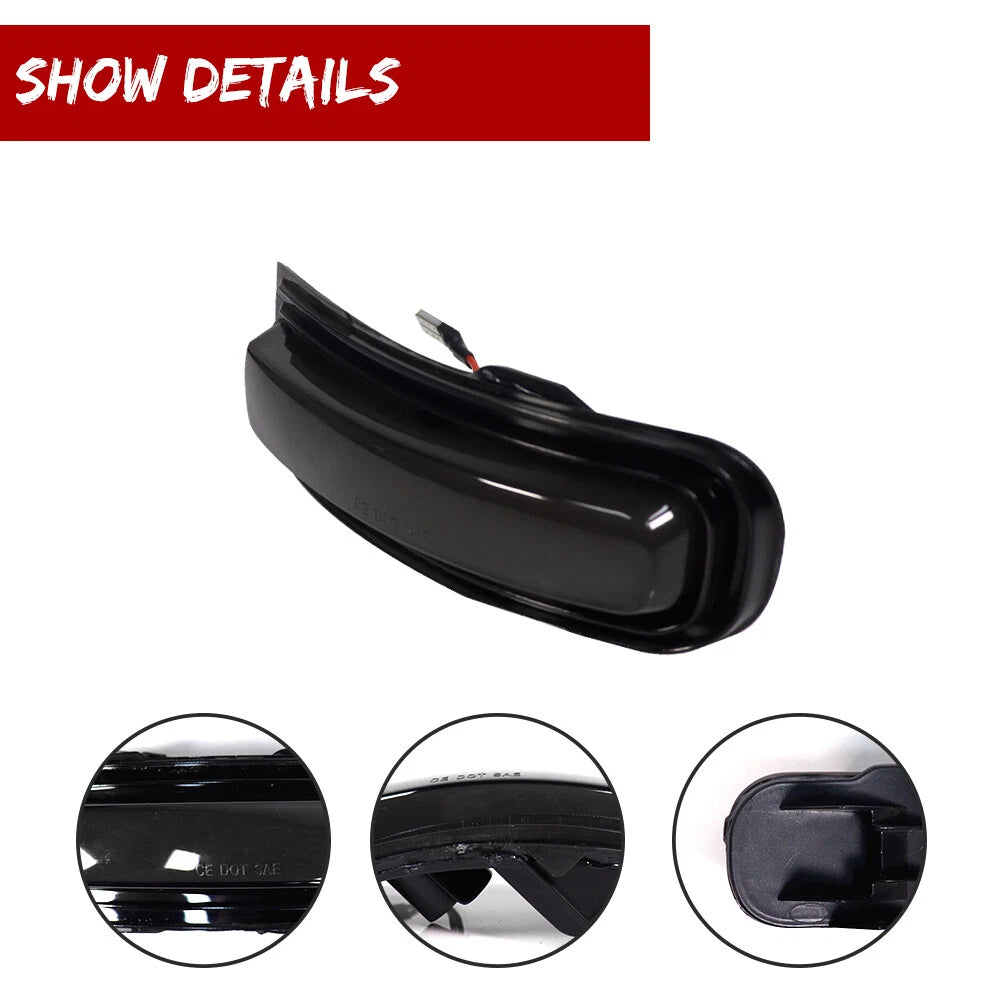 Sequential LED Side Mirror Turn Signal Lights for Jeep Renegade (2015–2022)