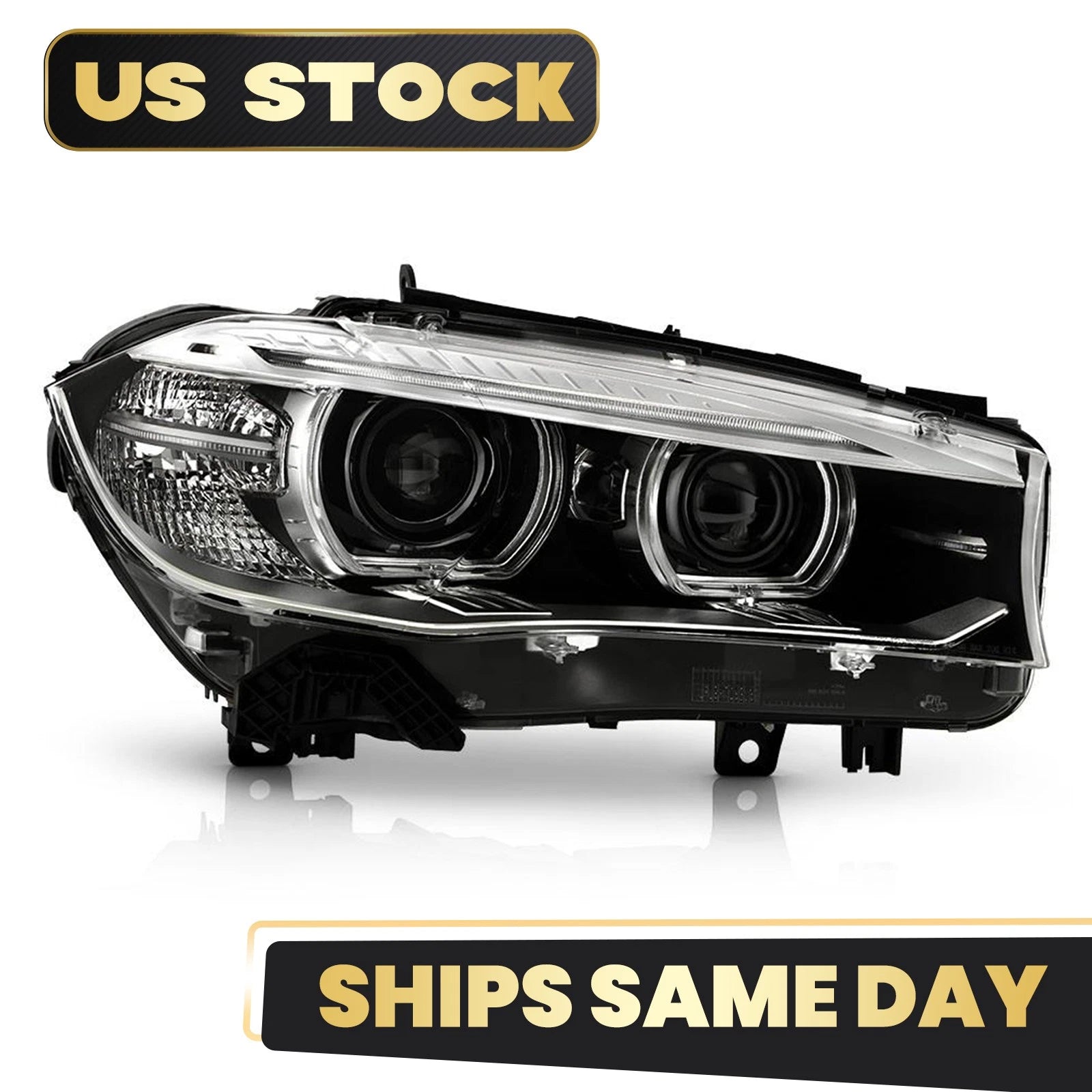 HID Headlight with AFS for BMW X5 F15, X6 F16 (2014–2019) Right Passenger