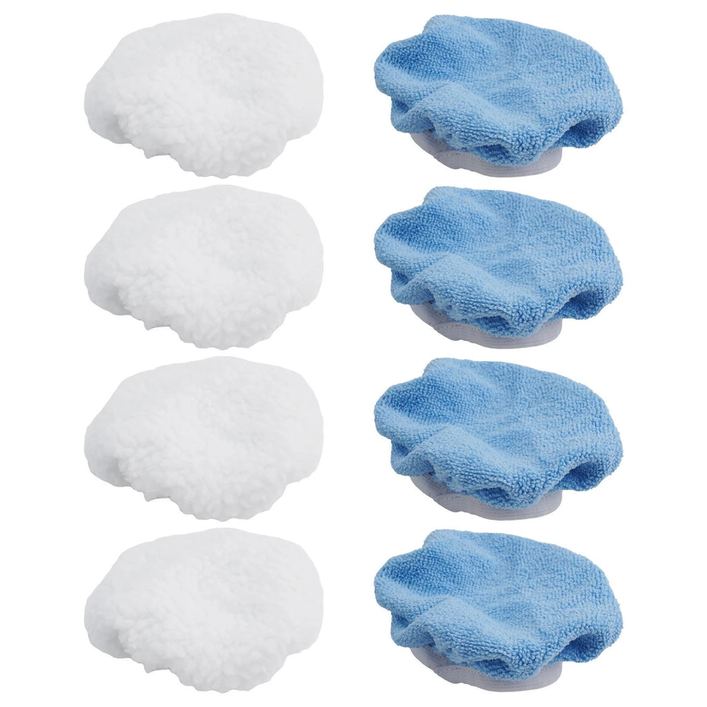Set of 8 Polishing Pads for Car Polisher 150mm Blue
