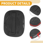 Fuel Tank Door Cap for Ford Escape (2020–2025) Adhesive Carbon Fiber Black ABS