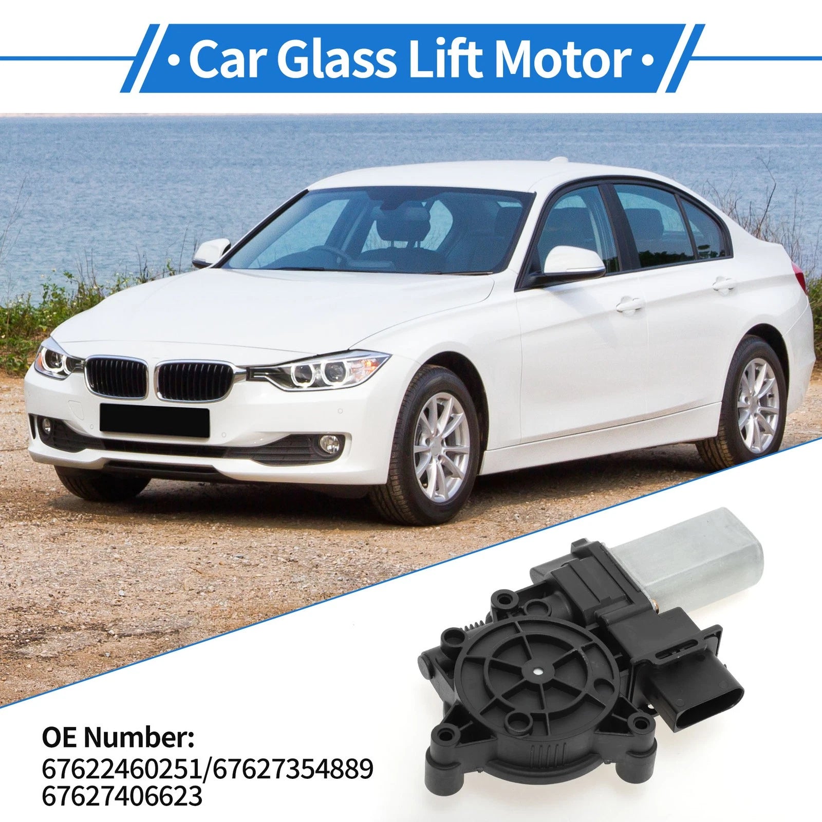 Power Window Regulator Lift Motor for BMW 1 Series, 3 Series (2004–2013)