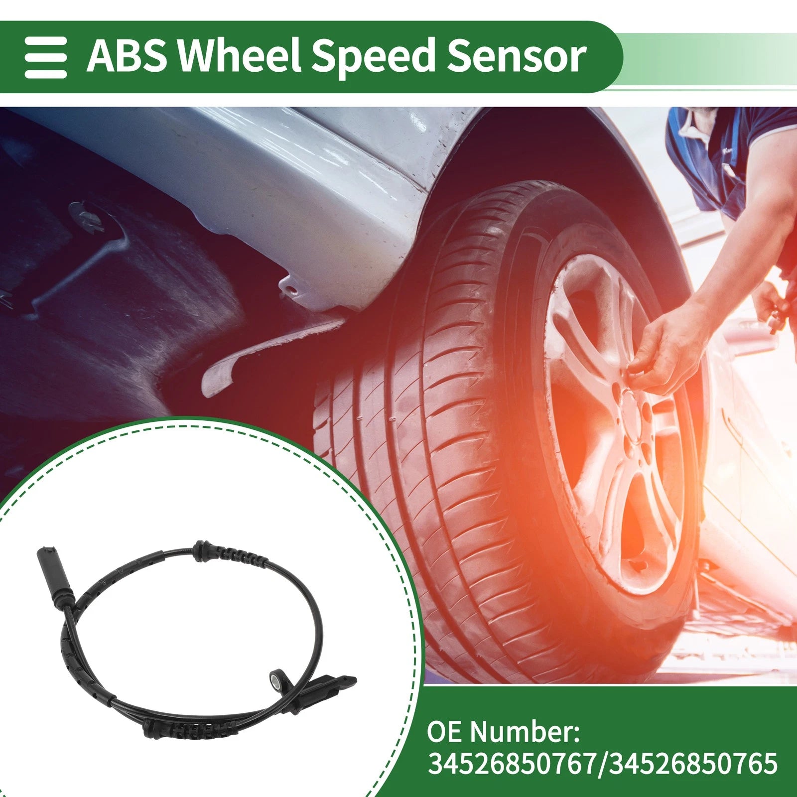 ABS Wheel Speed Sensor No. 34526850767 for BMW X2 (2017–2018)