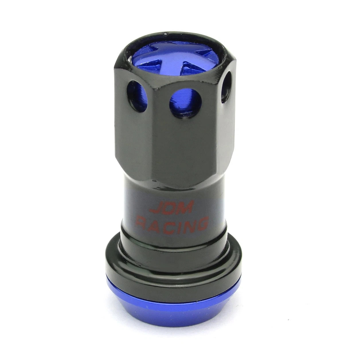 20Pcs Blue Aluminum M12x1.25 Close-End Rim Lug & Lock Nuts for Universal