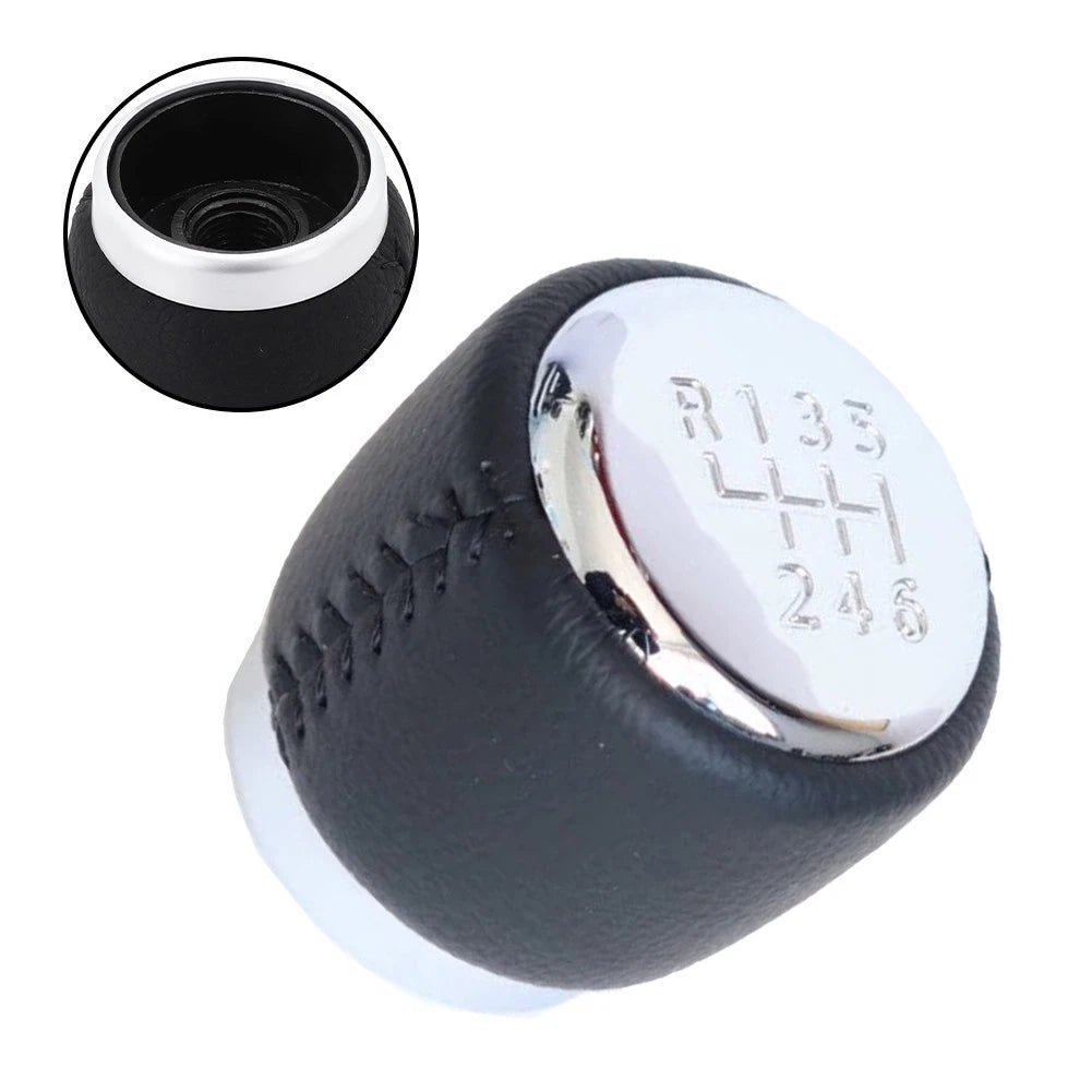 Chrome Plated ABS Leather Gear Knob for Toyota RAV4 (2005–2012)