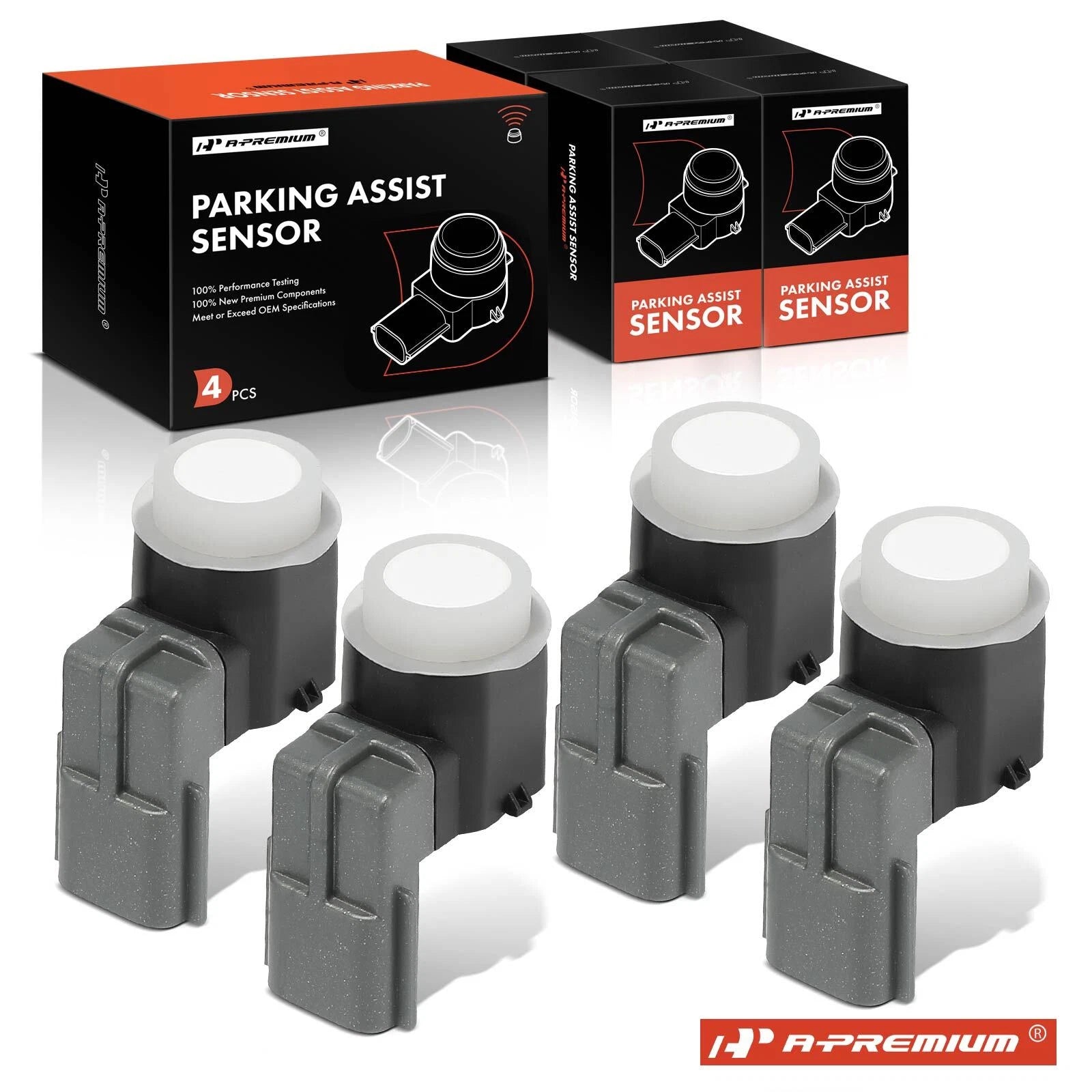 Set of 4 Parking Assist Sensors for Infiniti Q50 Q60 QX80 (2018–2021)
