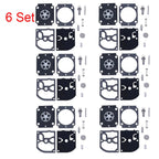 Set of 6 Carburetor Rebuild Kits for STIHL BG66 BG86 (RB-155 RB-164)