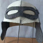 Sauna Hat for Men Pilot Style Felt Lightweight Heat Protection