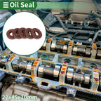 Set of 5 Oil Seal Rotary Shaft Seal FKM Rubber 22x45x10mm