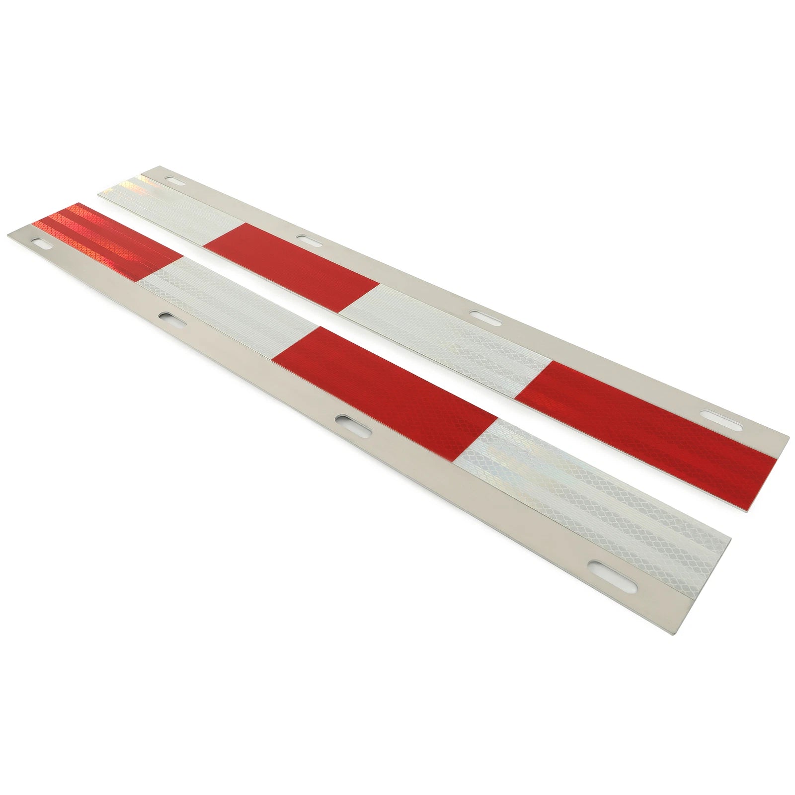 Mud Flap Hanger Reflector Plates for Truck Trailer (24"x3")