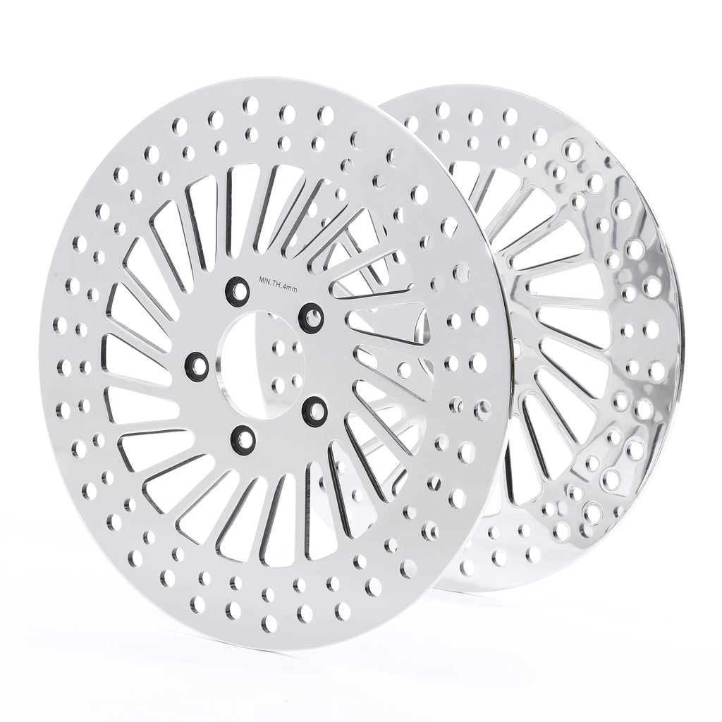 Set of 2 Front Brake Rotors for Harley Touring Road Glide (2008–2022)