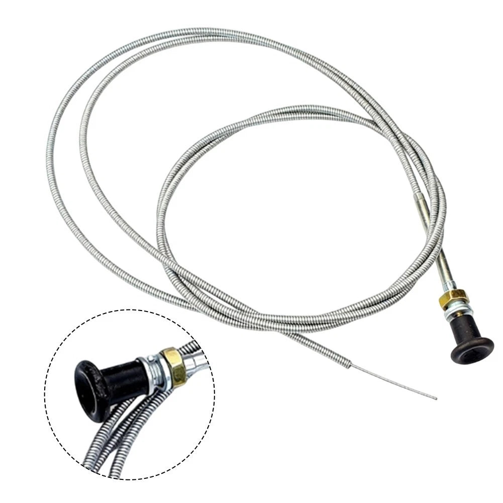 Metal Pull Cord Cable for Lawn Mowers, Tractors, Go-Karts (96 Inch)