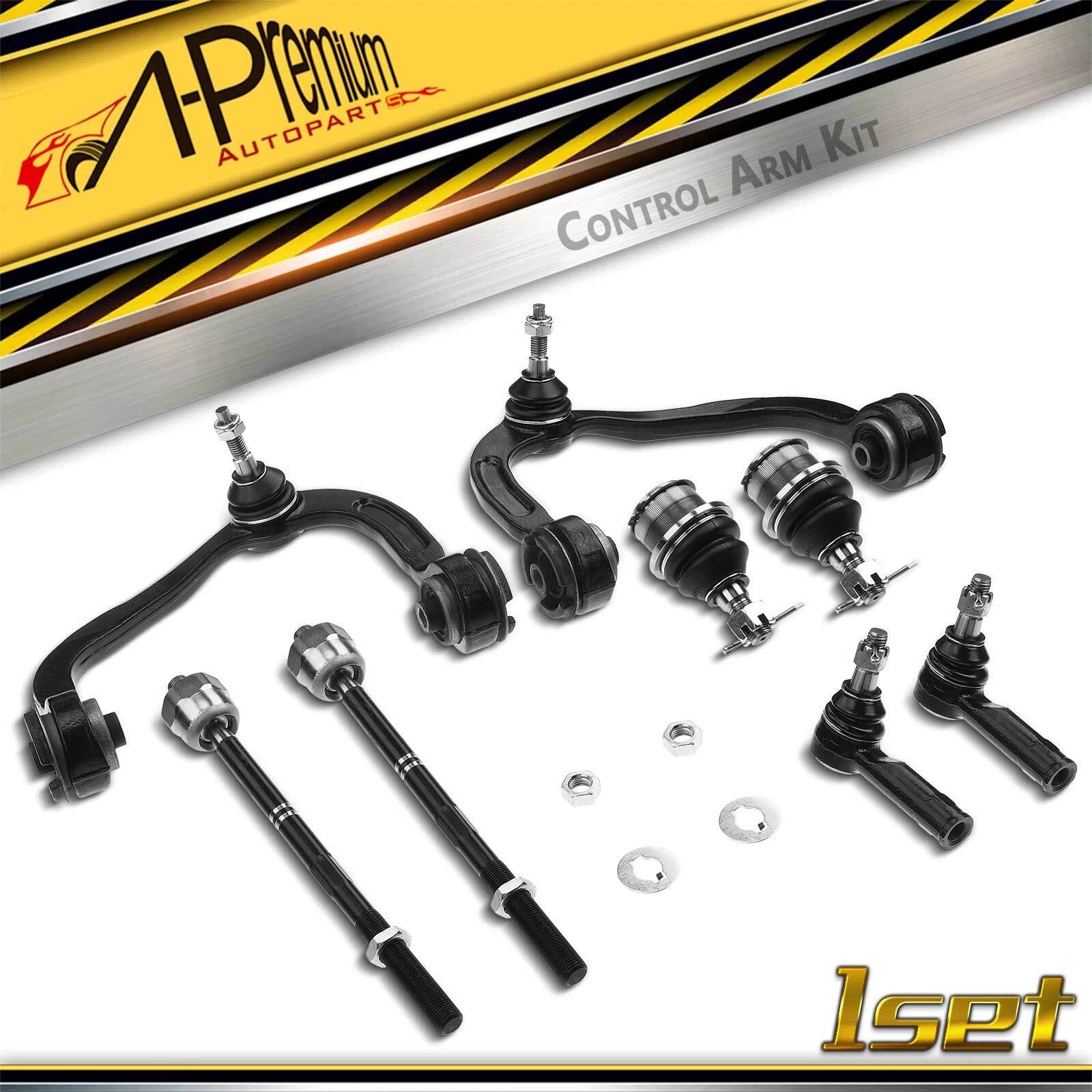 8x Front Control Arm with Ball Joint for Ford F-150 (2004–2006) 4WD