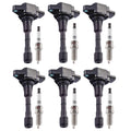 6X Ignition Coil + 6X Spark Plug for Nissan Murano Maxima 3.5L (2009–2019) UF550