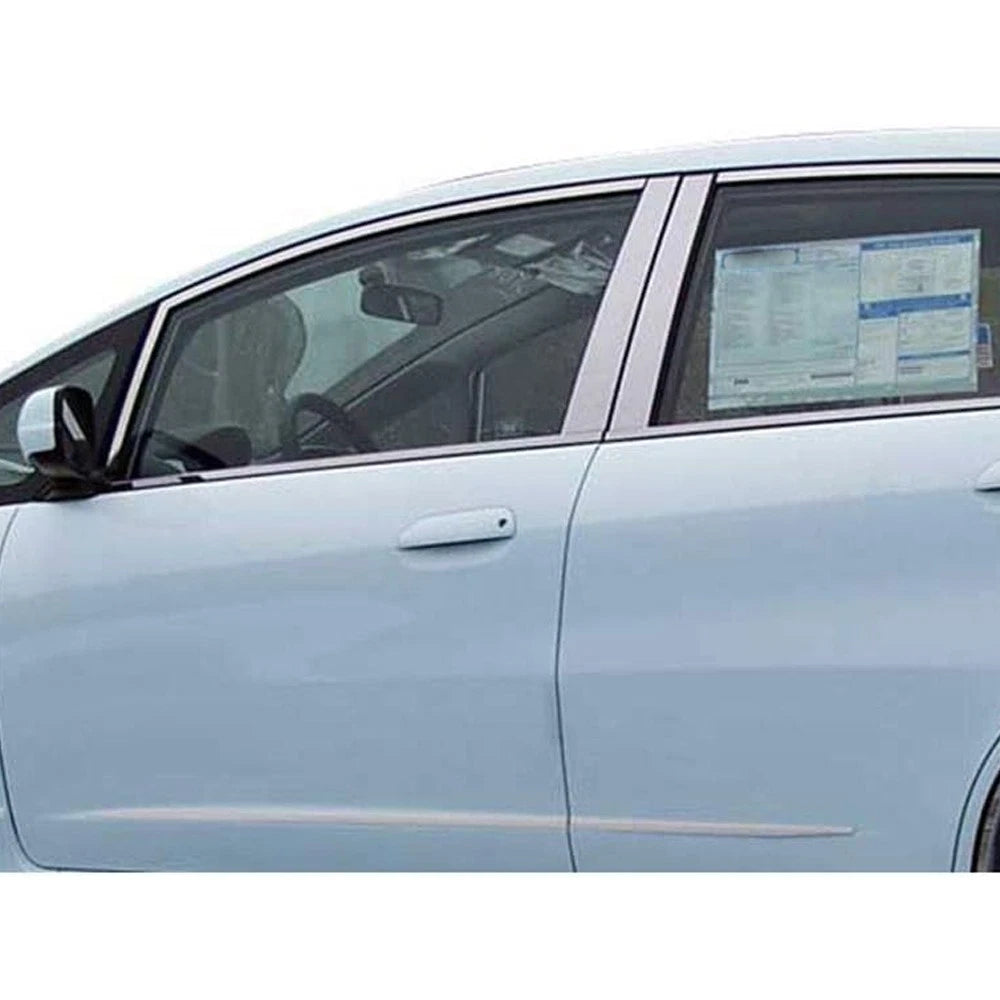Luxury FX Chrome Window Package w Posts and Sill for Honda Fit (2009–2013)