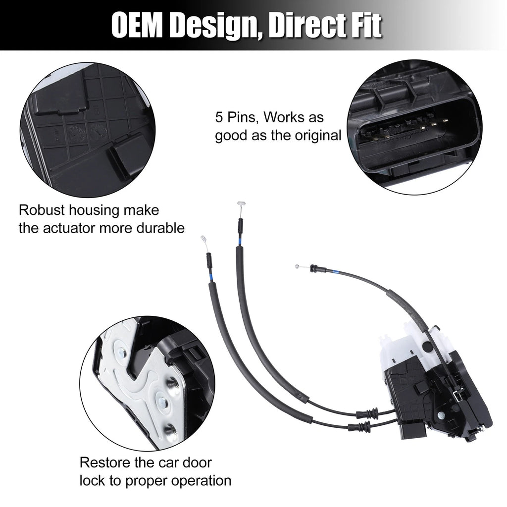 Rear Left Door Latch Lock Actuator for Hyundai Tucson (2016–2019) 81410-D3000