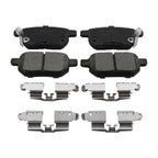 Set of 4 Bosch QuietCast Rear Ceramic Brake Pads for CT200h Vibe tC xB Corolla Prius (2011–2015)