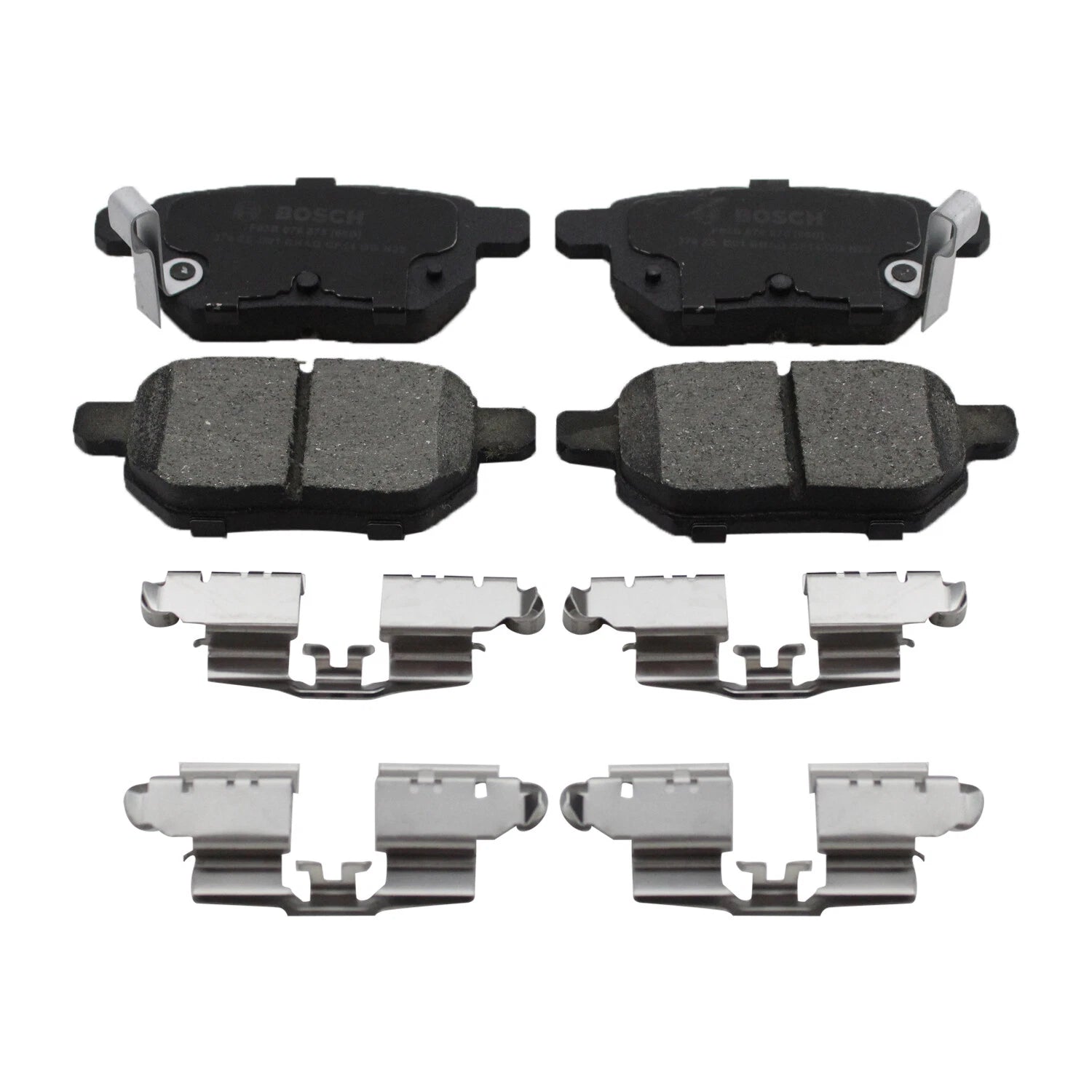 Set of 4 Bosch QuietCast Rear Ceramic Brake Pads for CT200h Vibe tC xB Corolla Prius (2011–2015)