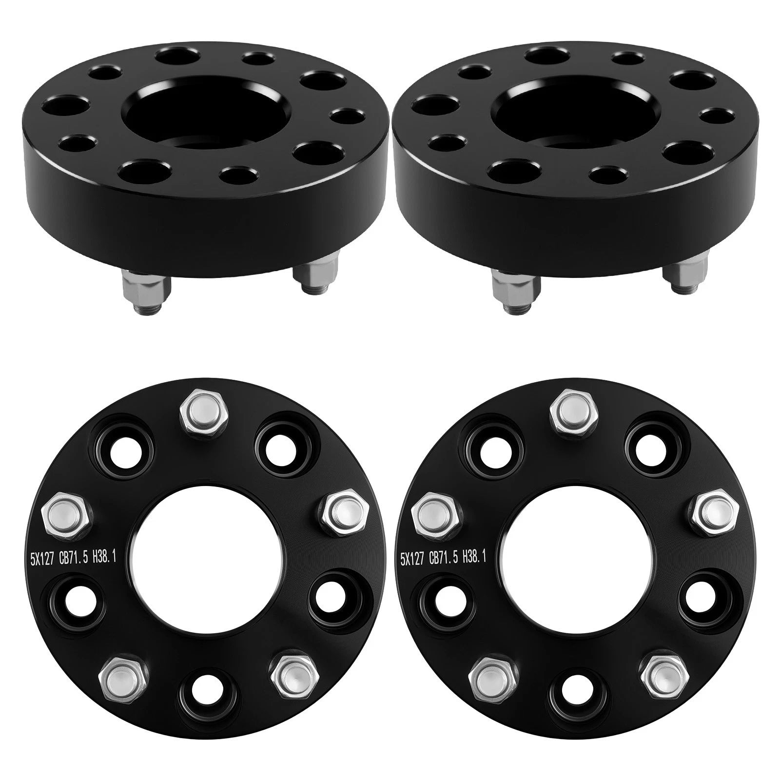 5x 38.1mm Wheel Spacers for Jeep Wrangler Commander XK Grand Cherokee WJ WK