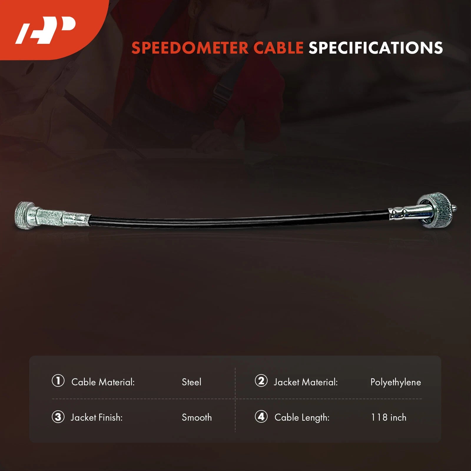 12" Speedometer Cable for Toyota Corolla (1988–1993) Paseo (1992–1993) GAS