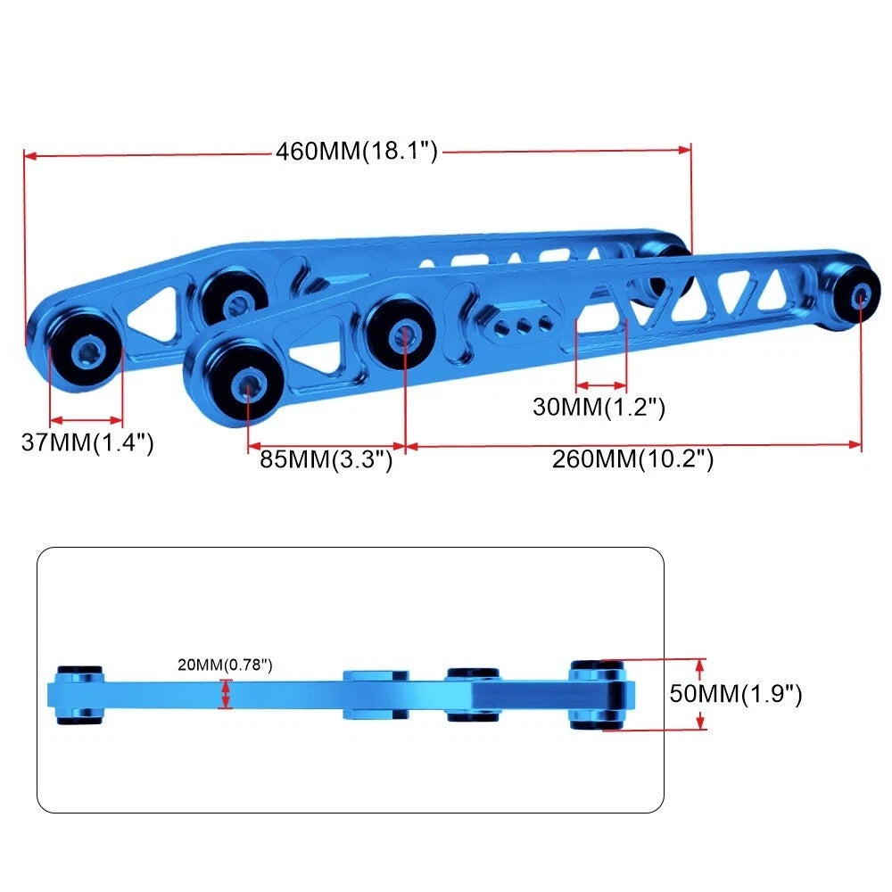 Rear Lower Control Arms Kit for Honda Civic (1996–2000)