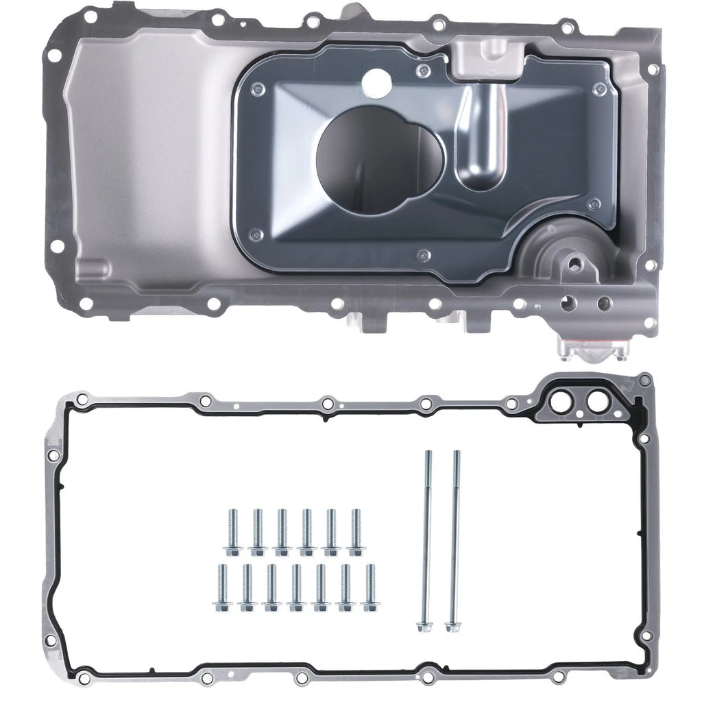 Aluminum Engine Oil Pan for Pontiac G8 V8 6.2L (2009) 264154 12622559 Silver