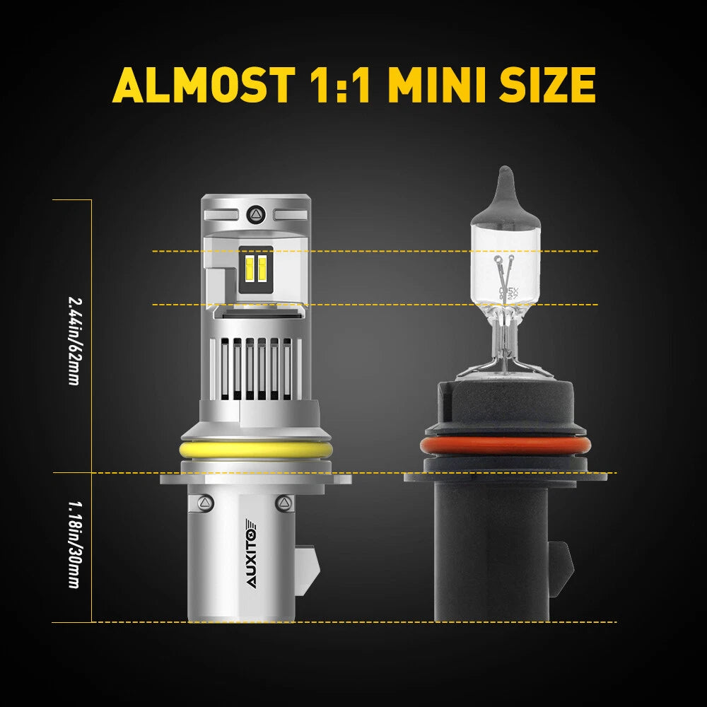 Set of 2 9004 LED Headlight Bulbs for Dodge RAM 1500 2500 3500 (1994–2001)