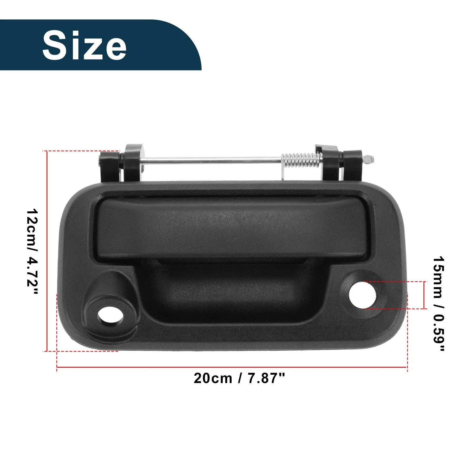 Tailgate Handle Bezel with Key Hole for Ford F-150 F-250 F-350 (1997–2003)