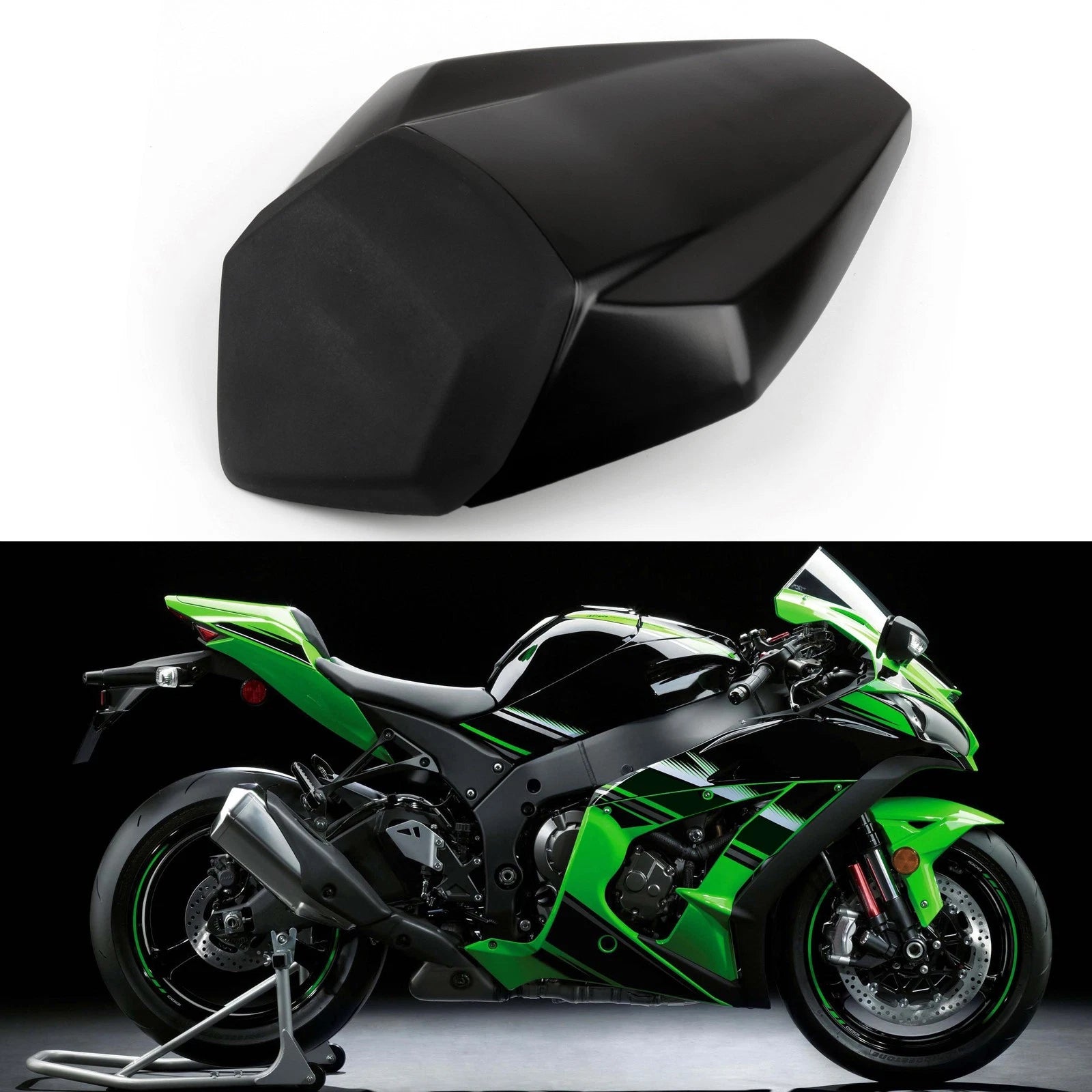 Rear Seat Cover Cowl for Kawasaki Ninja ZX10R (2016–2024) MBlack