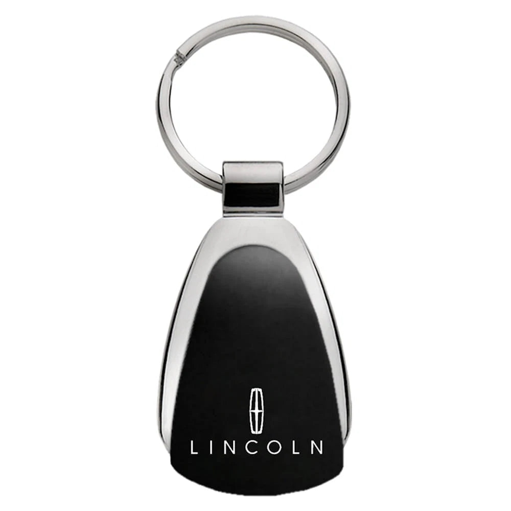 Black Teardrop Keychain KCK.LIN - Officially Licensed for Lincoln