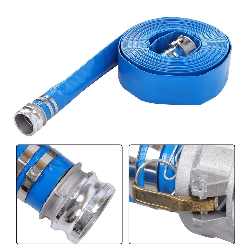 Backwash Hose for Swimming Pools (2"/3" x 25/50/100 FT) Heavy Duty Discharge