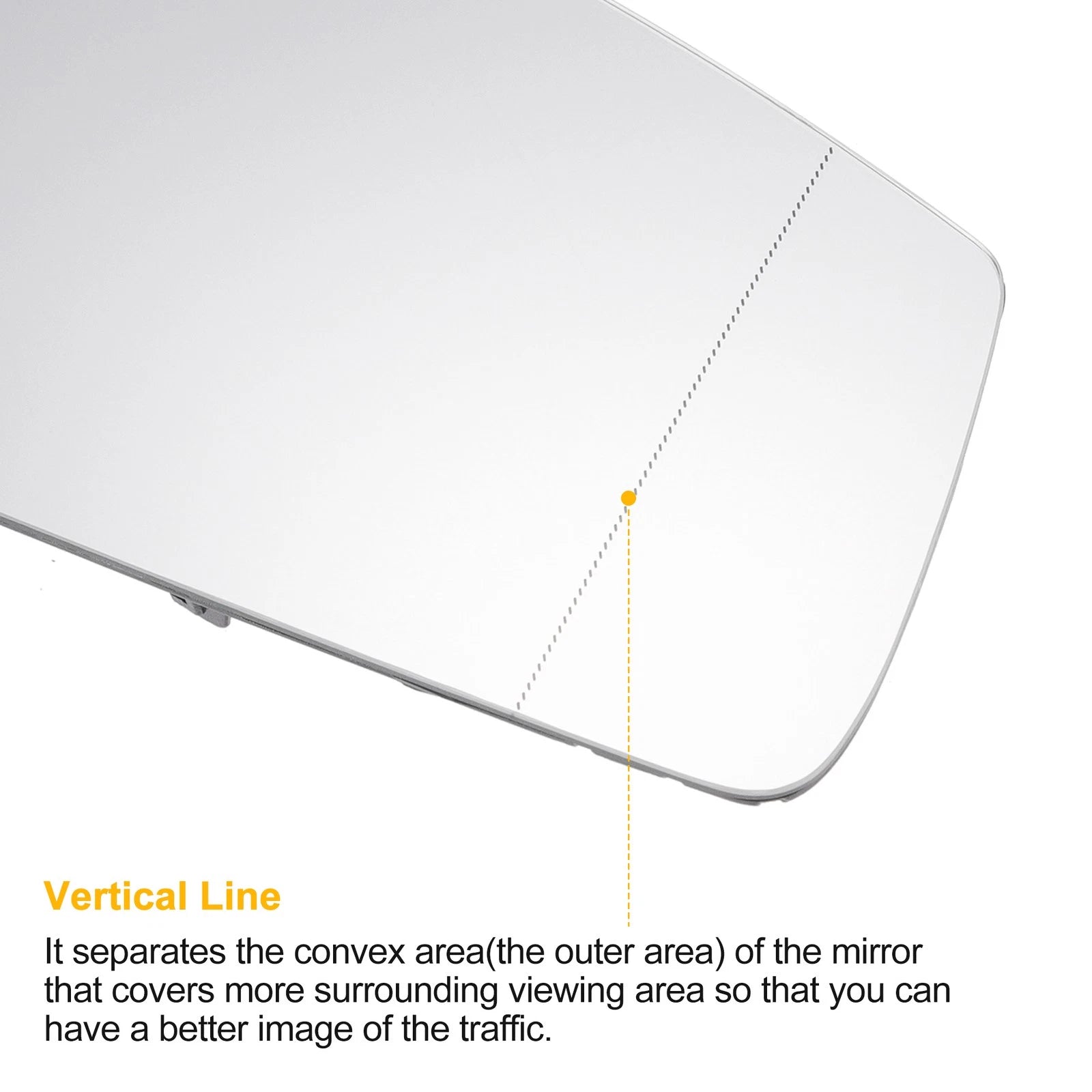 Pair Mirror Glass w/ Back Heated for Mercedes-Benz E-Class 