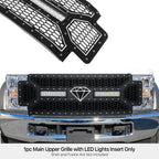 LED Black Mesh Grill for Ford F-250/F-350 (2017-2019)