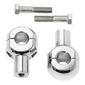 Handlebar Bar Risers for Harley Softail Dyna (1", 1.25", 1.5", 2") Chrome