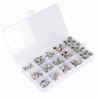 150-Piece Aluminum Rivet Nut Kit for Metric Applications (M3-M8)