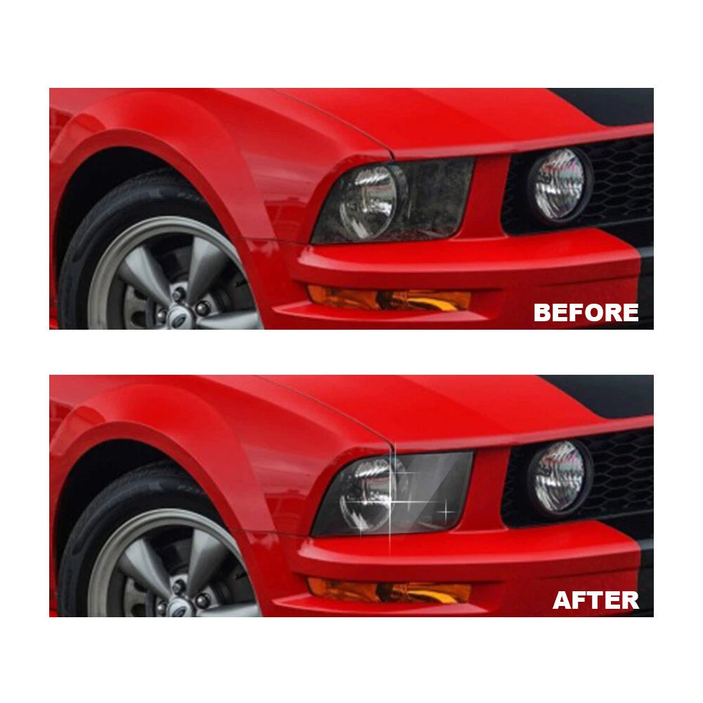 Set of 2 Clear Headlight Lens for Ford Mustang (2005–2009)