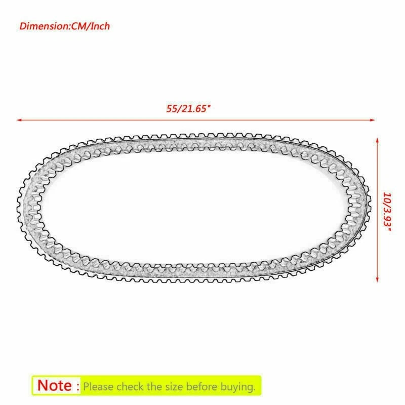 Drive Belt 1230OCx38.3W for Arctic Cat ZR6000 M6000 (2018) 0627-107