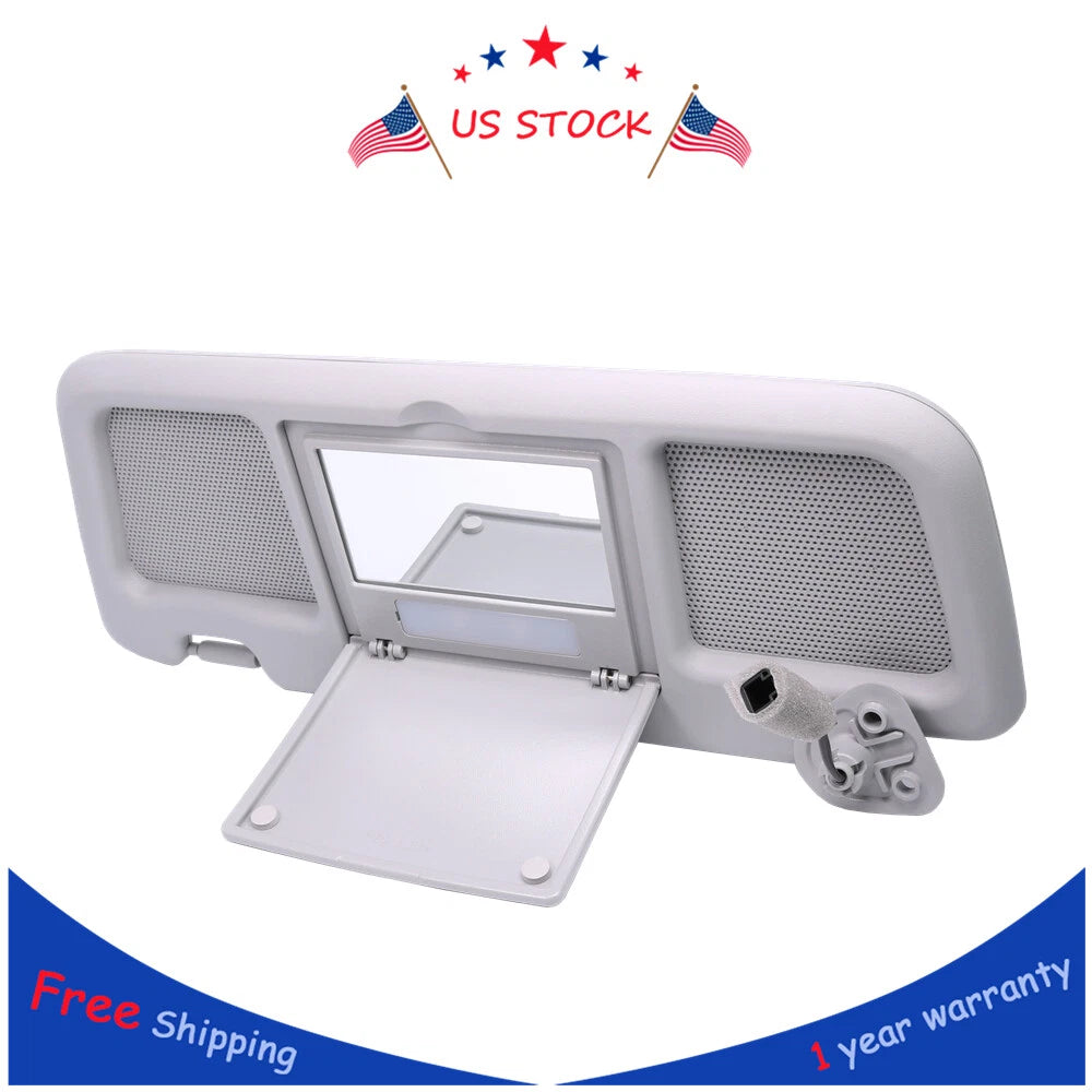Driver Left Side Sun Visor for Mazda RX-8 (2004–2011) Gray