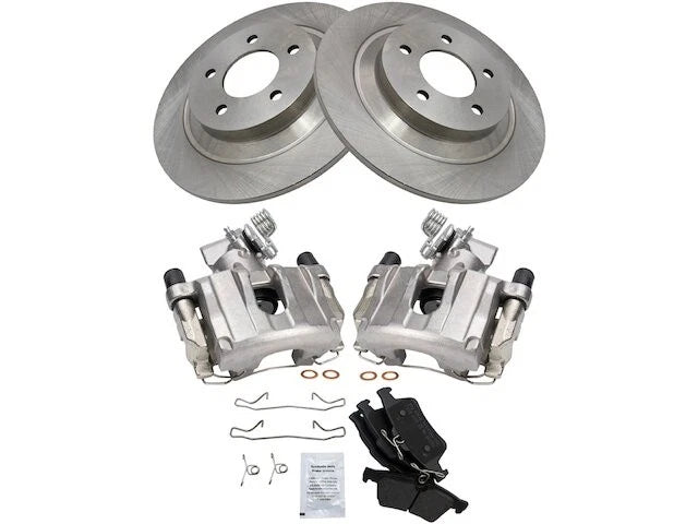 Rear Brake Pad Rotor and Caliper Set for Mazda 5 (2007–2008) XR627NK