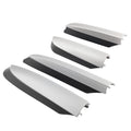 Set of 4 Roof Rack Rail Caps for Toyota RAV4 (2013–2018) Black Silver ABS