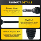 Rear CV Axle Shaft Assembly for Jeep Compass Patriot (2007–2017)