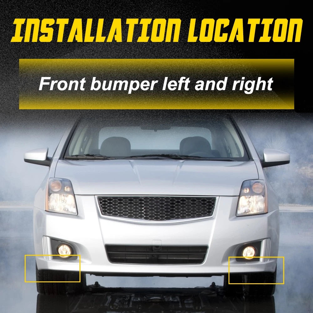 Set of 2 Bumper Brackets for Nissan Sentra (2007â2012)