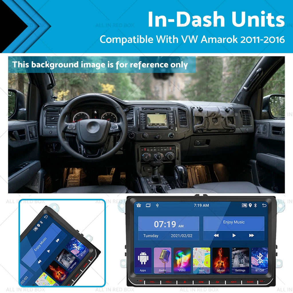 9" Head Unit Car Stereo Radio GPS for VW Amarok (2011–2016)