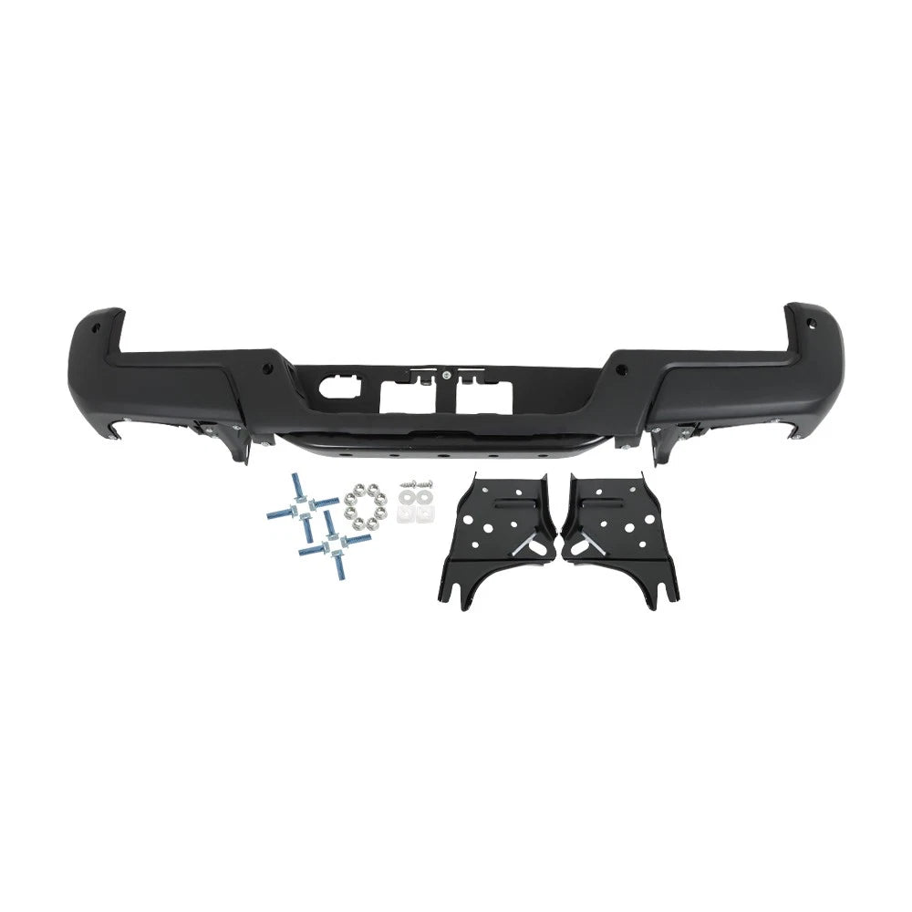 Rear Step Bumper Assembly with Sensor Holes for Toyota Tacoma (2016–2023)