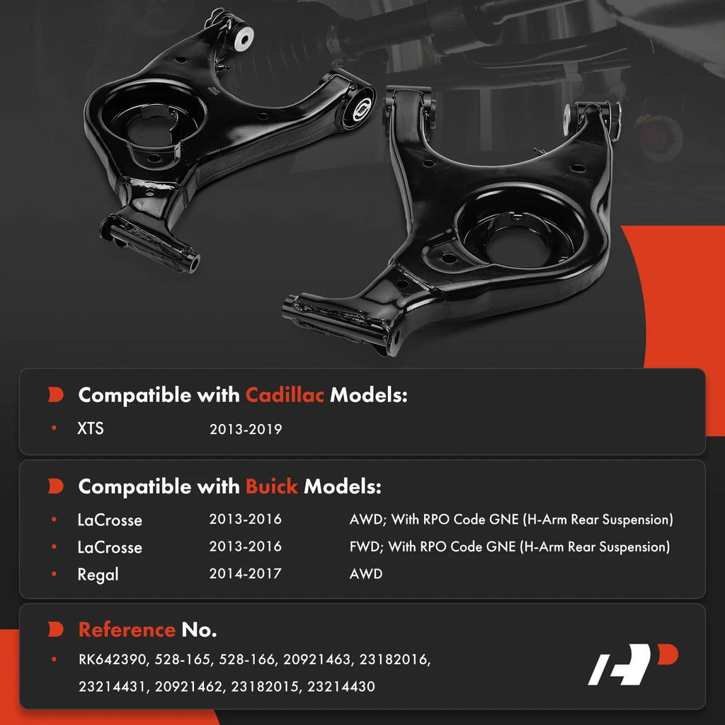 2X Rear Lower Control Arm for Buick LaCrosse (2013–2016) Regal Cadillac XTS