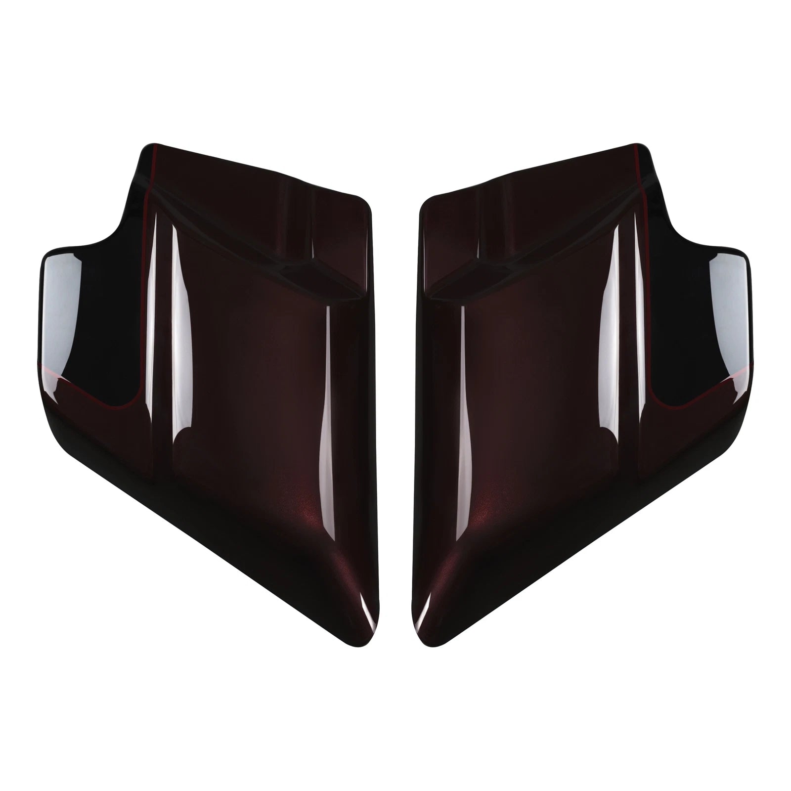 Battery Side Covers for Harley Touring (2009–2023) Midnight Crimson/Vivid Black