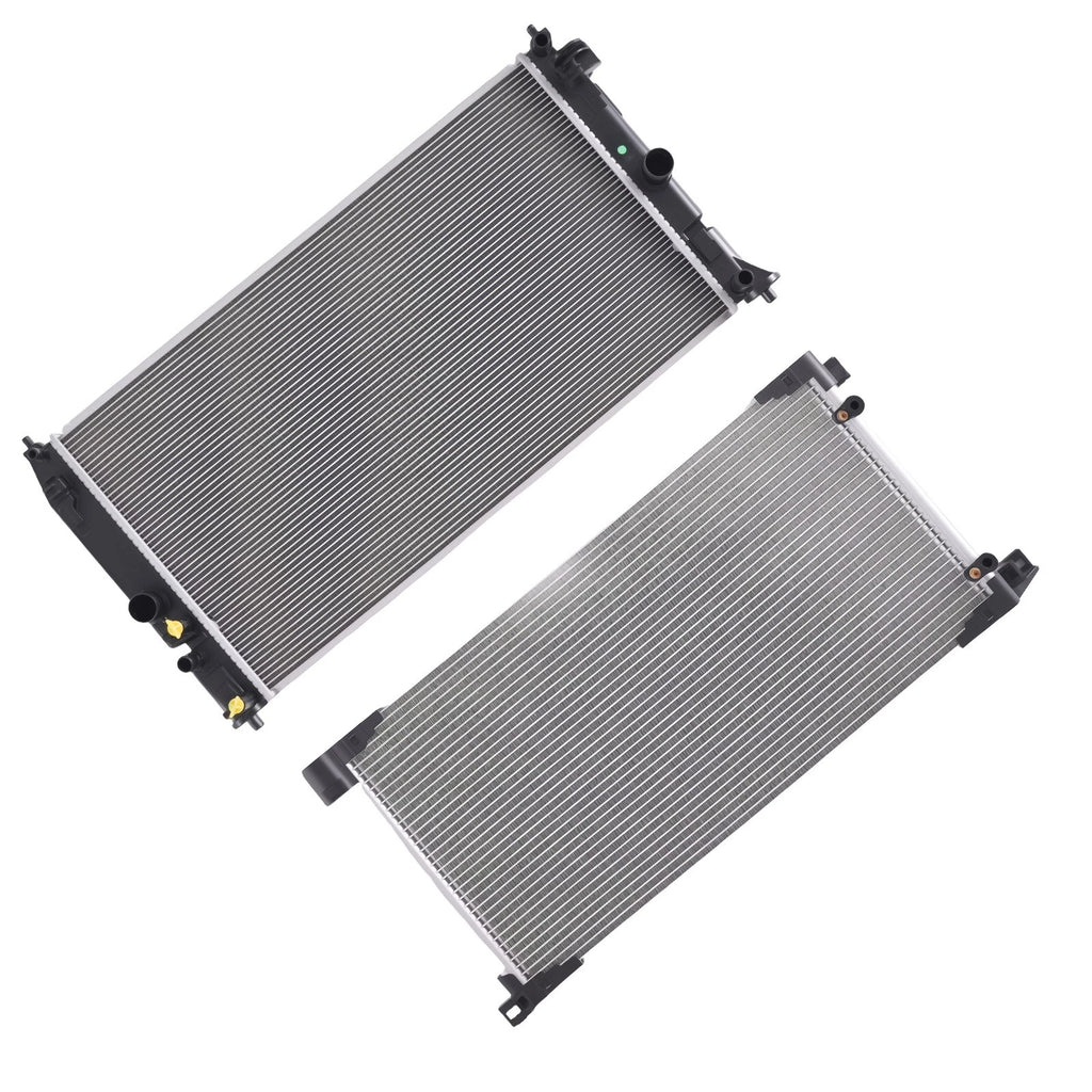 Aluminum Radiator & AC Condenser for Toyota Prius Prime (2017–2022) 1640037311