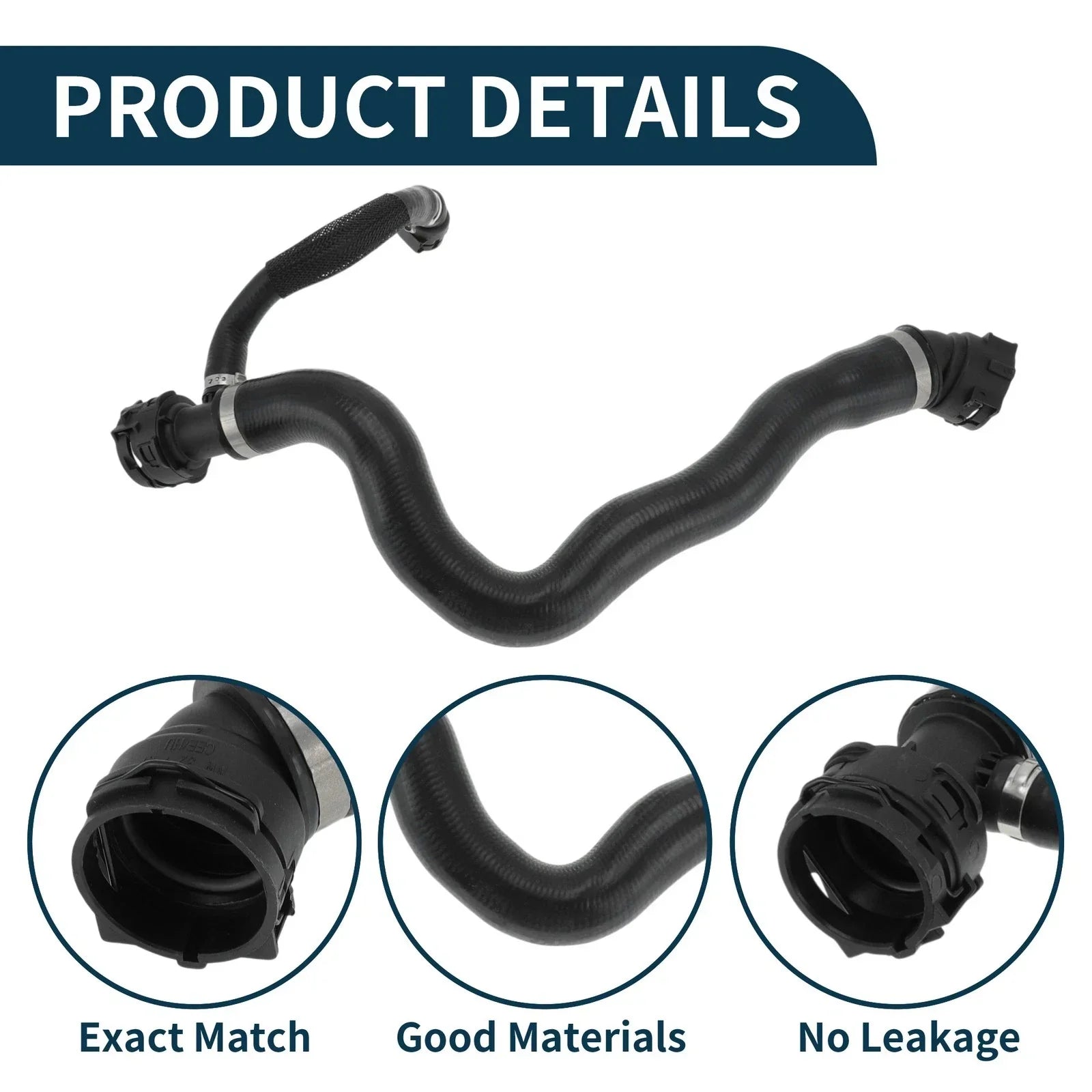 Radiator Hose for BMW X4 (2020 - 2022) Rubber Coolant Pipe