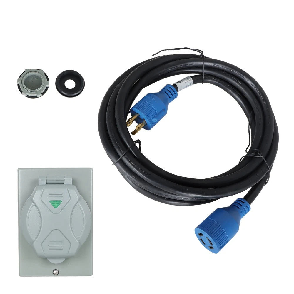 30A Generator Extension Cable for RV (L14-30P)